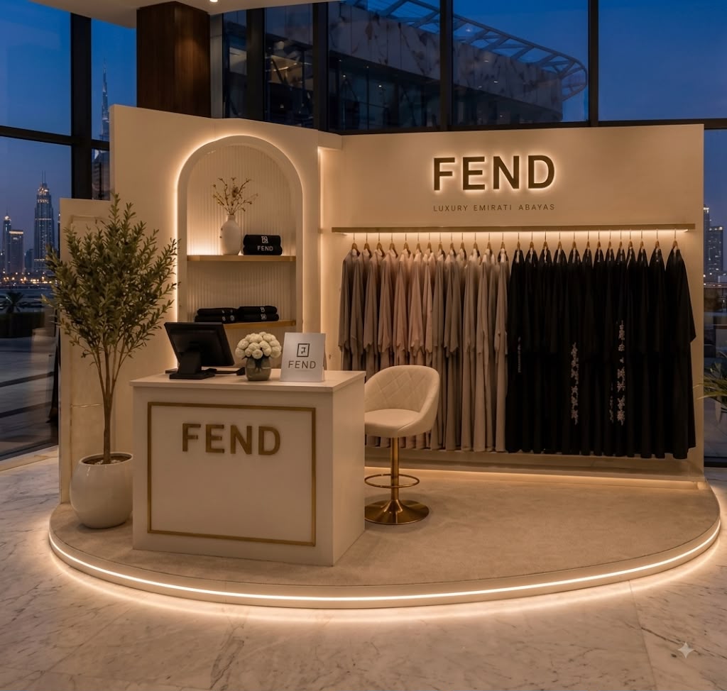 بوتيك FEND في مردف أفينيو مول، دبي